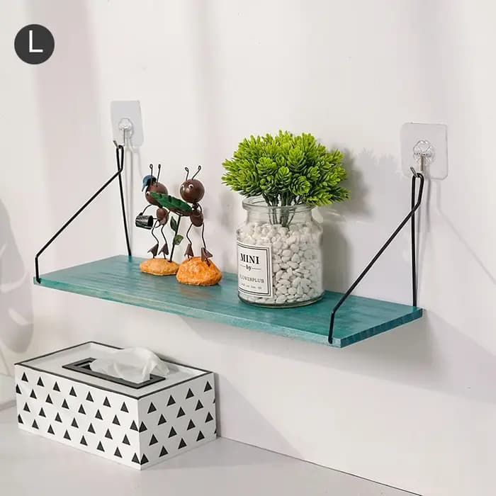 1 étagère flottante murale, étagère à livres murale, support d'affichage mural, étagère de rangement en bois pour salon, salle de bain, chambre à coucher, cuisine