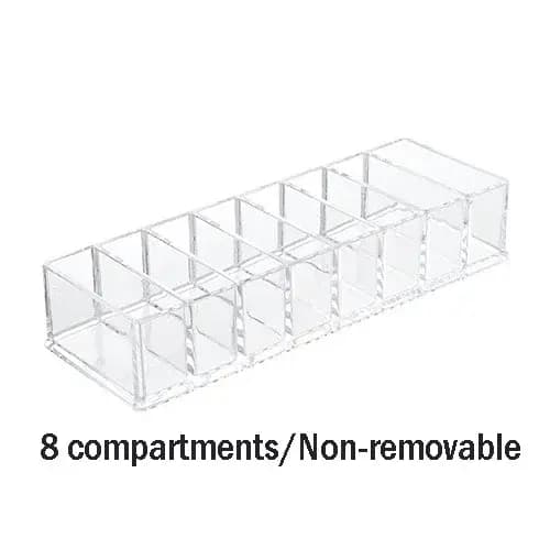 Boîte de rangement en acrylique transparent pour maquillage et cosmétiques