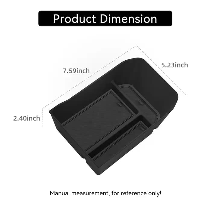 Boîte de rangement pour accoudoir de voiture Kia EV3 2024-2025