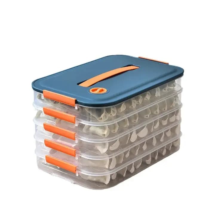 Boîte de rangement pour réfrigérateur à 4 étages