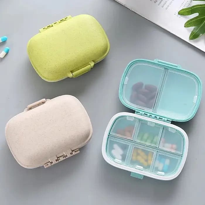 Mini boîte à pilules Portable à 8 grilles