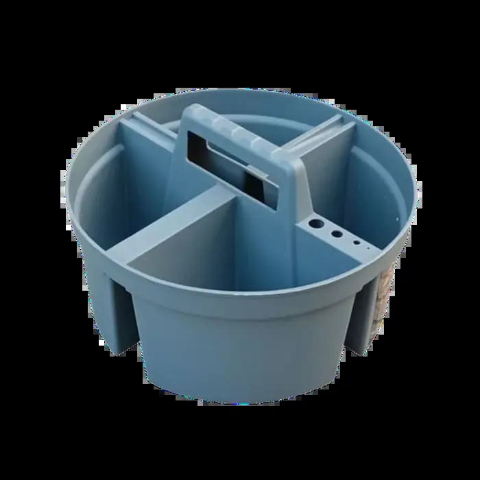 Boîte à outils en plastique à quatre compartiments