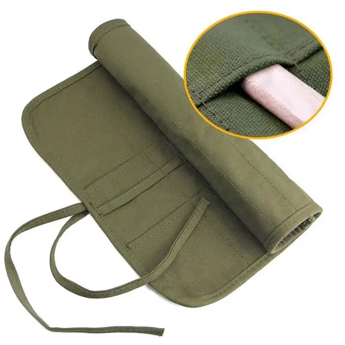 Sac de rangement en toile pour pinceaux de peinture