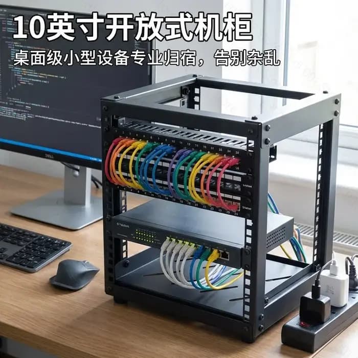 Boîtier de bureau ouvert de 10 pouces