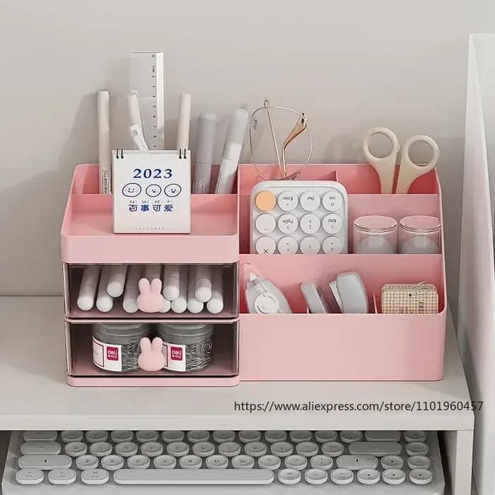 Boîte de rangement de cosmétiques de grande capacité