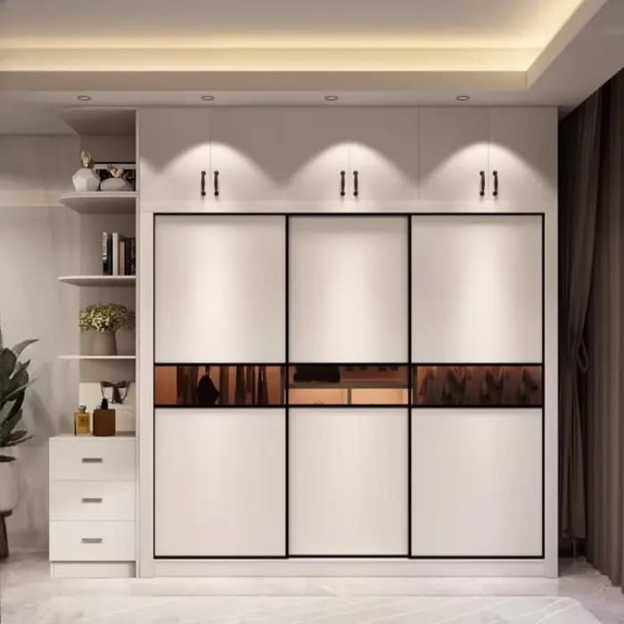Armoire moderne en bois peu encombrante