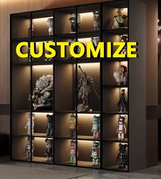 Vitrine en verre trempé sur mesure de toutes tailles