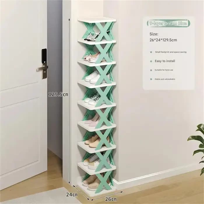 Bricolage simple étagère à chaussures maison gain de place stockage petit