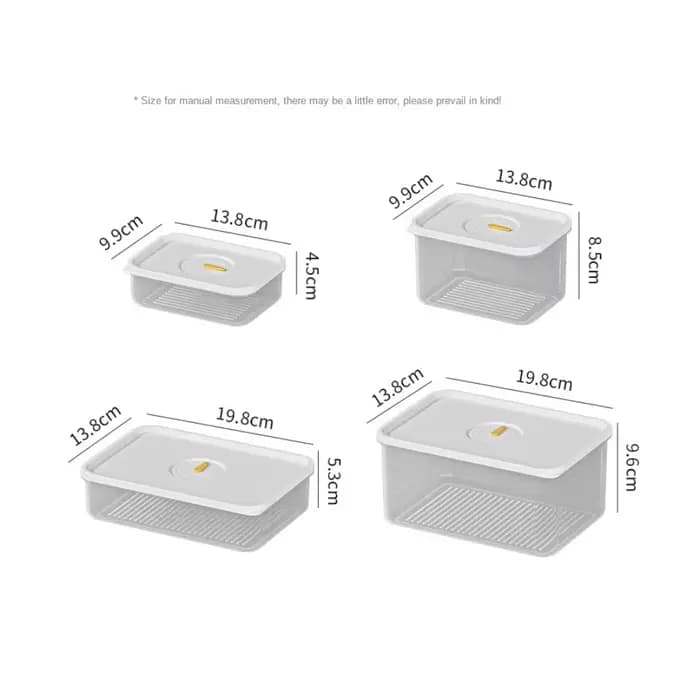 Boîte de conservation des Fruits et de la viande