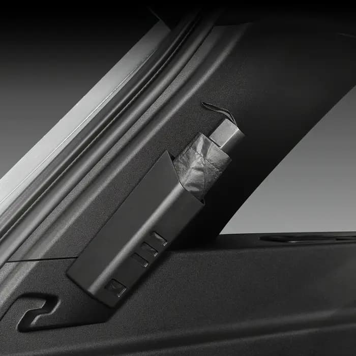 Boîte de rangement pour parapluie de coffre de voiture