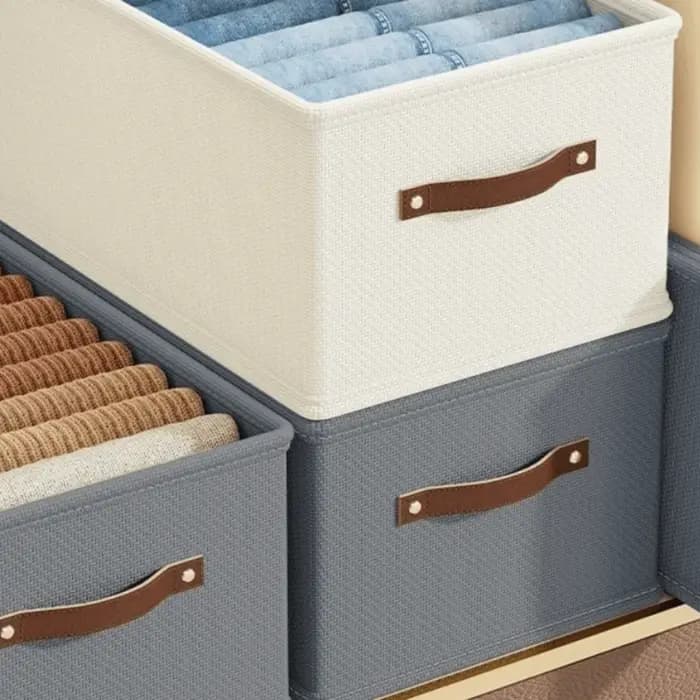 Boîte de rangement en tissu Oxford grande capacité