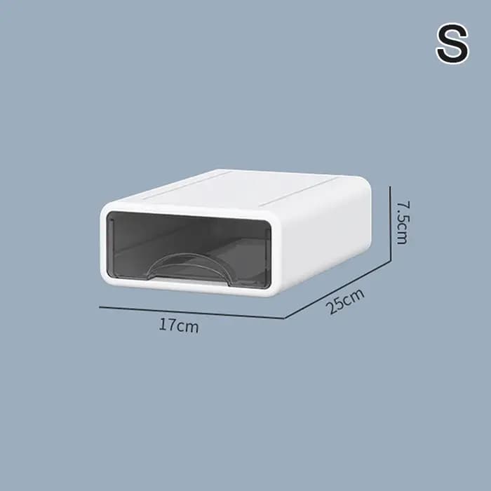 【N】boîte en plastique organisateur de bureau tiroir boîte de rangement de maquillage conteneur de bi