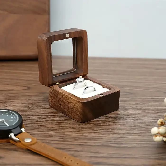 Boîte à bijoux pour cadeaux de fiançailles