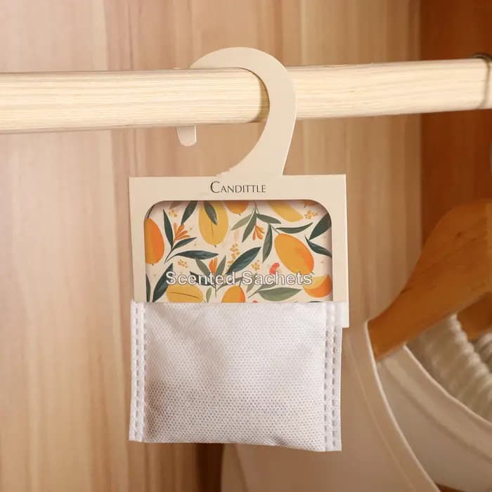Sachet parfumé en papier suspendu avec crochet