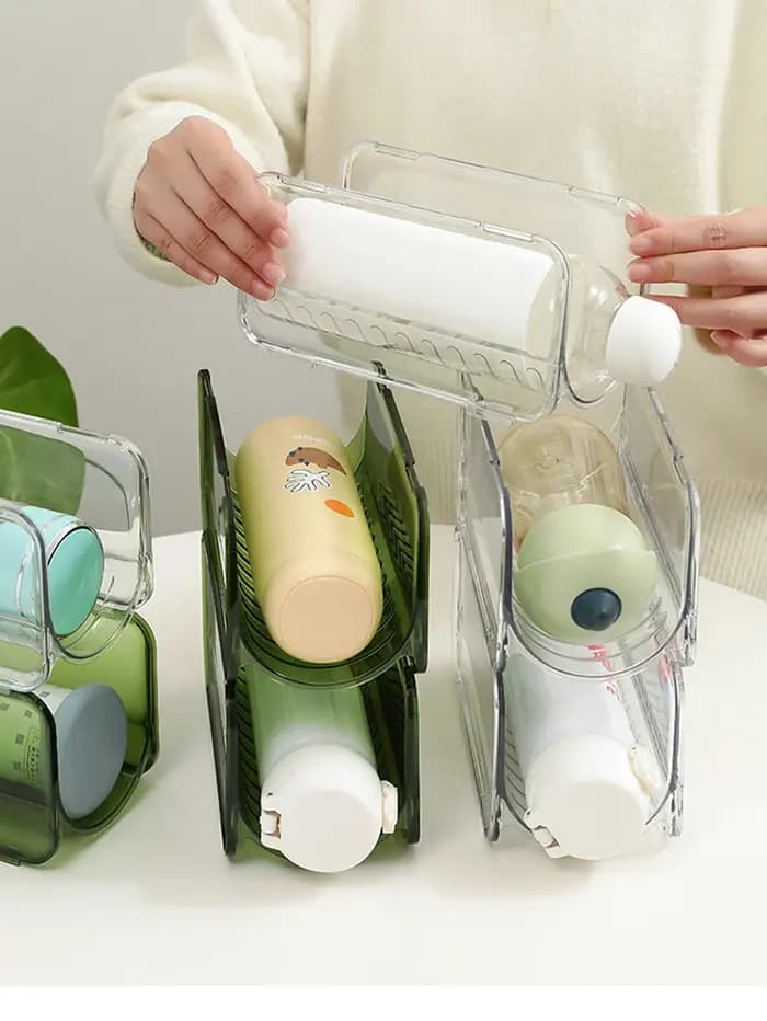Support de rangement empilable pour bouteilles
