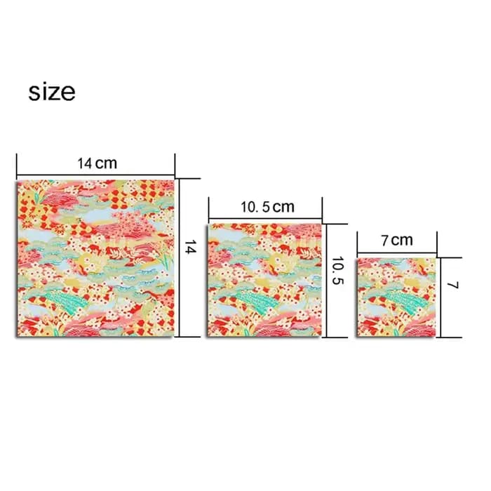 Lot de 20 fleurs décoratives pliables de style japonais