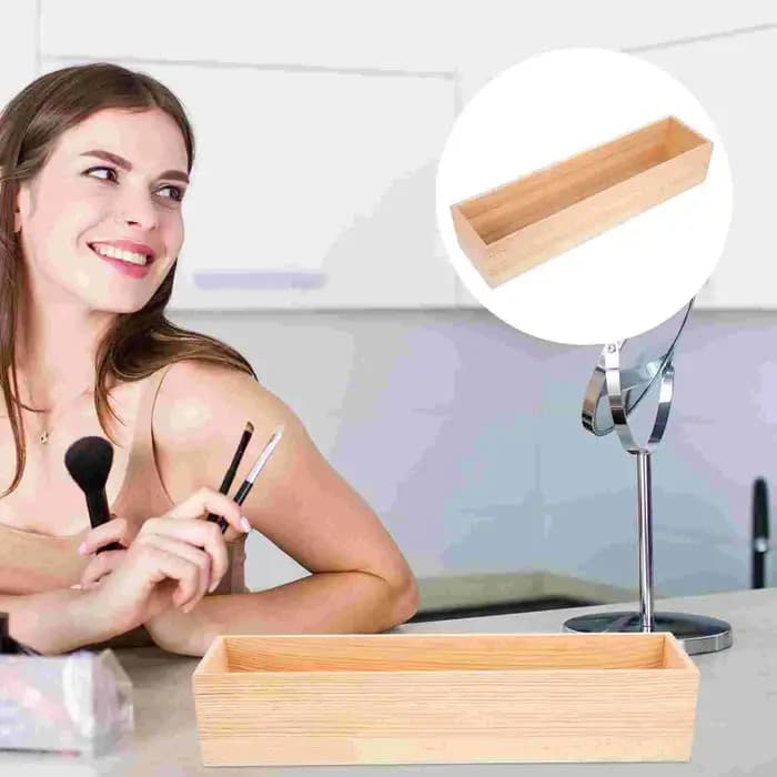 Boîte de rangement en bois sans couvercle, petit cadeau, artisanat, porte-bijoux, beaucoup, boîte de rangement SunOfficielle pour le bureau à domicile