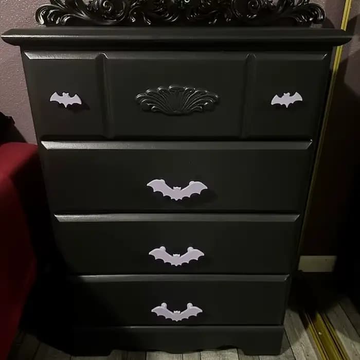 1 pièces chauve-souris armoire bouton acier tiroir main tire