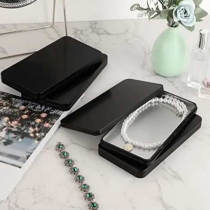 Boîte à monnaie et à billets de haute qualité avec couvercle, surface lisse, fond plat pour organise
