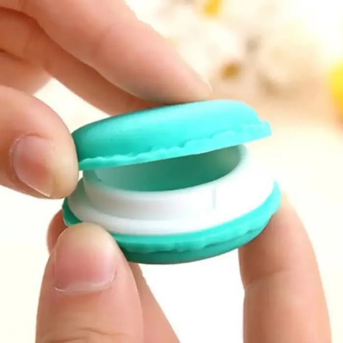 Pilulier rond en plastique pour pilules
