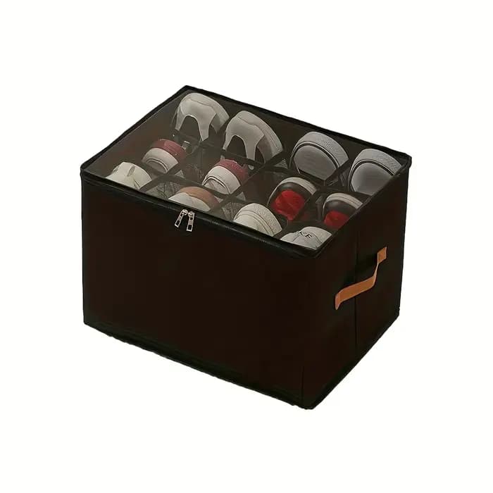 Organisateur de chaussures pliable en tissu Oxford