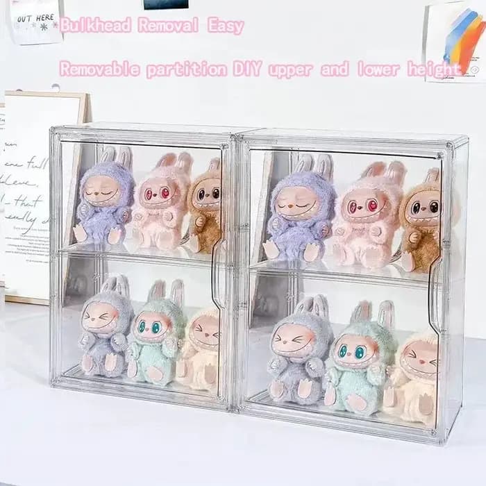 NOUVEAU Boîte de rangement transparente en acrylique