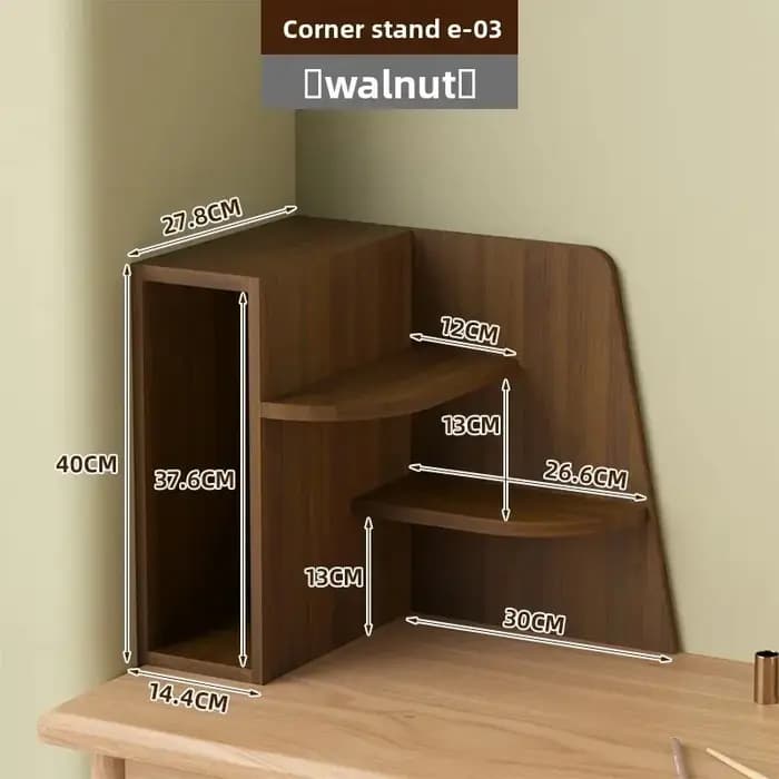 Organisateur d'angle de bureau moderne peu encombrant