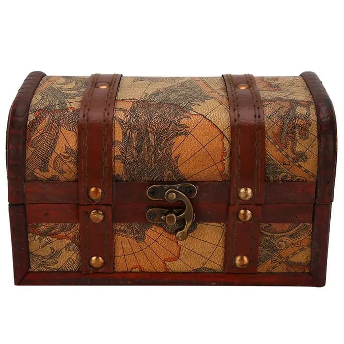 Boîte en bois rétro pour accessoires de photographie, mallette de rangement pour bijoux, coffre vint
