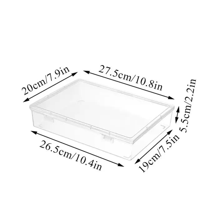 Boîte de rangement en plastique pour bureau