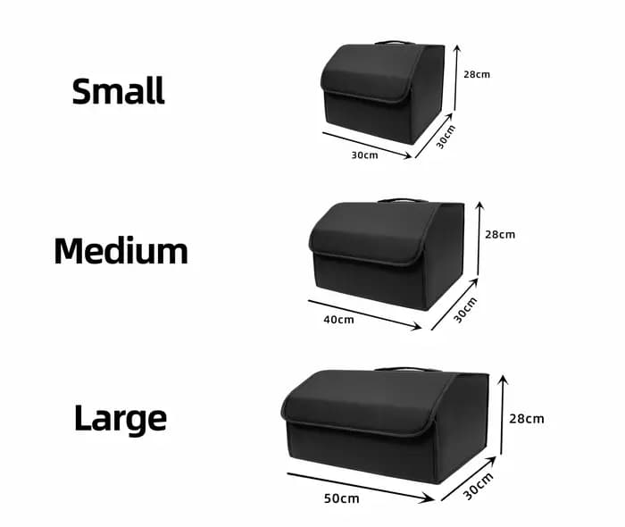 Boîte de rangement en cuir PU