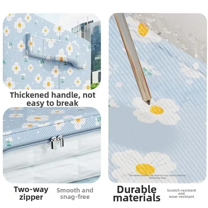 Boîte de rangement en tissu Oxford de grande capacité