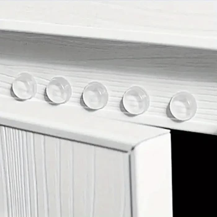 Coussinet de porte d'armoire à 12 particules anti-collision réutilisables