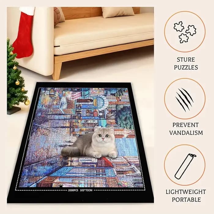 Lot de 2000 tapis de rangement pour puzzles enroulables