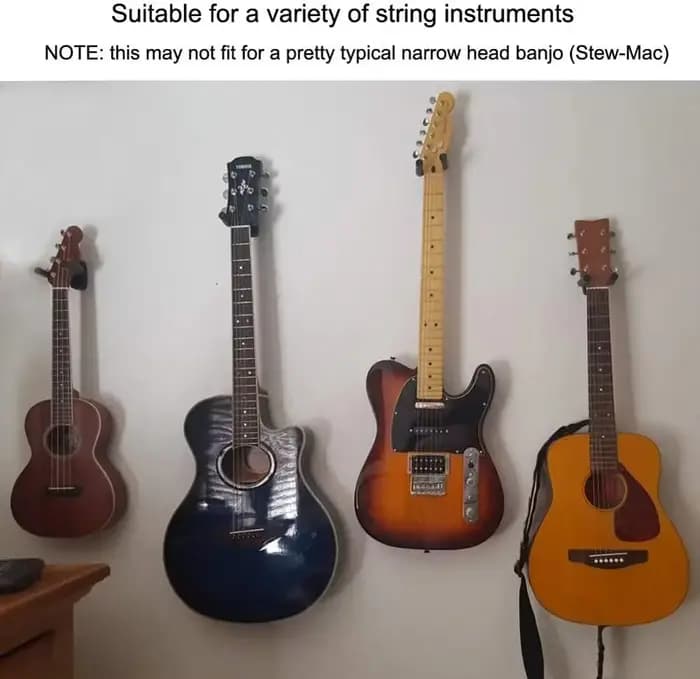JEHolder-Crochet de support mural pour guitares