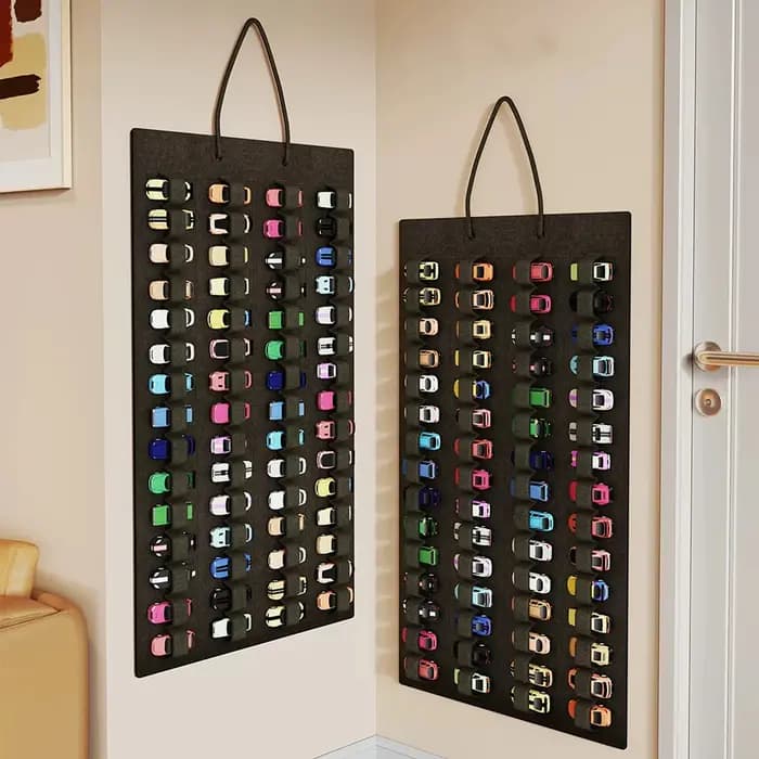 Organisateur de rangement suspendu pour voitures miniatures