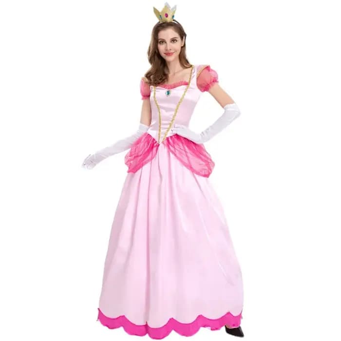 Robe de Princesse Rose pour Femme