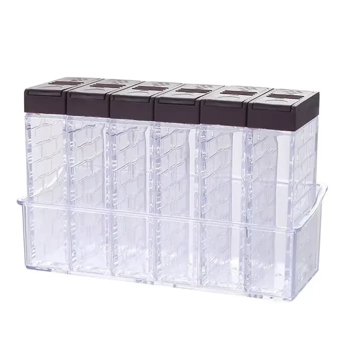 Boîte d'assaisonnement d'épices en PP pour organisateur de stockage d'épices de cuisine, boîte de po