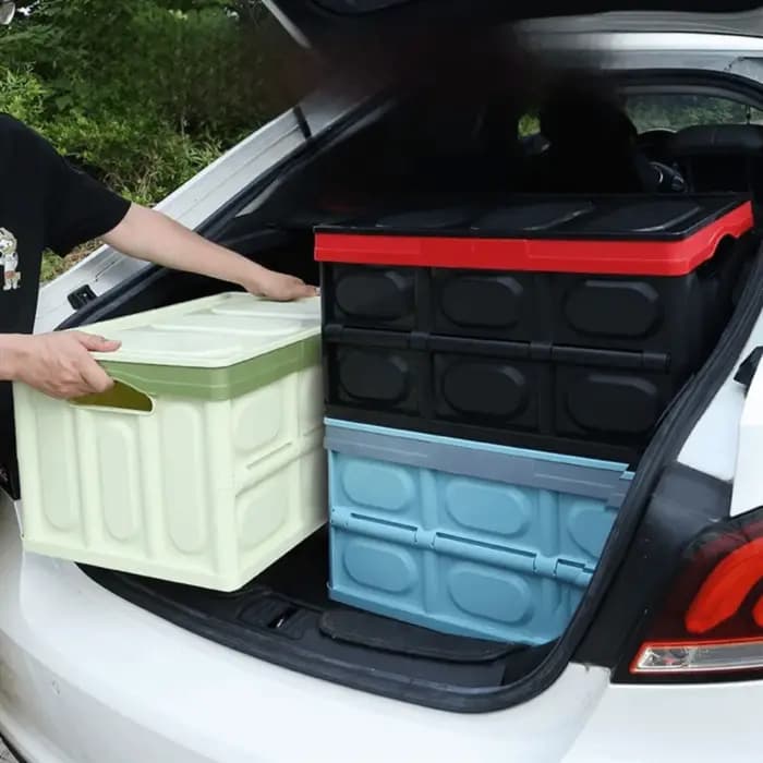 Boîtes de rangement de coffre de voiture en plastique
