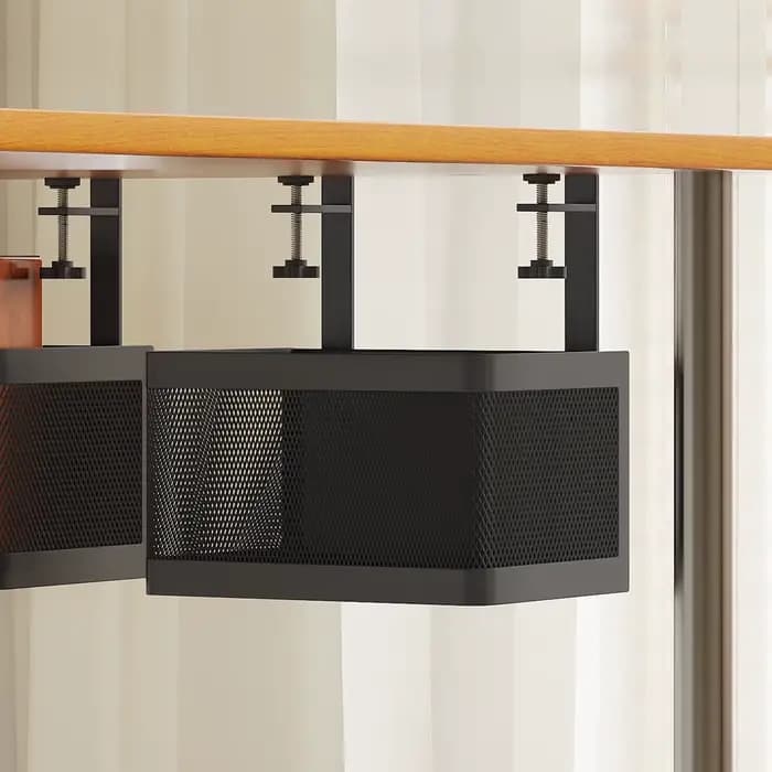 Support de rangement sous le bureau