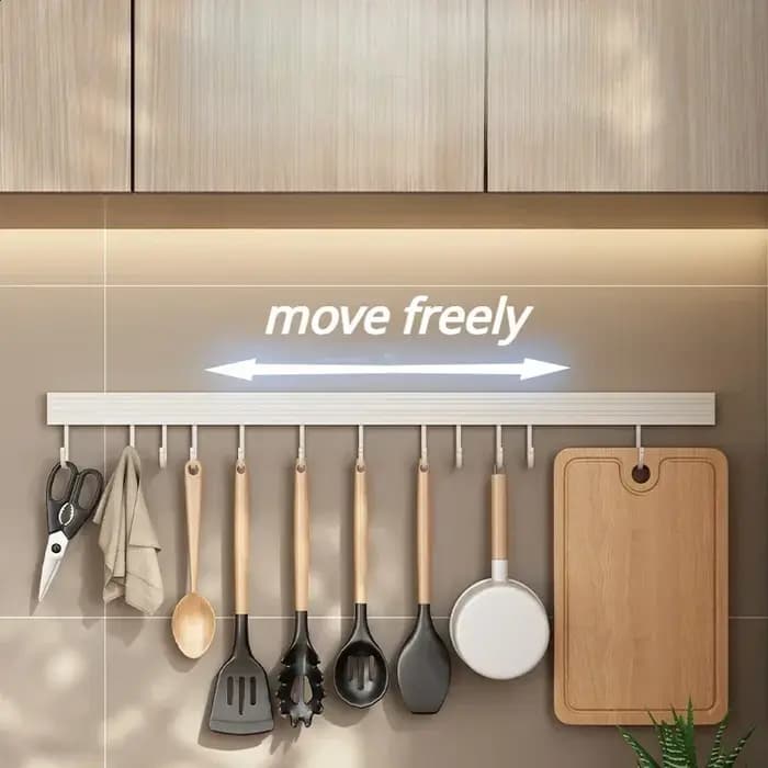 Étagère murale de rangement pour cuisine sans perçage