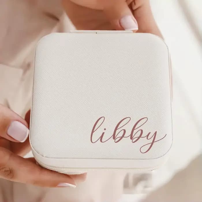 Boîte à bijoux personnalisée pour filles