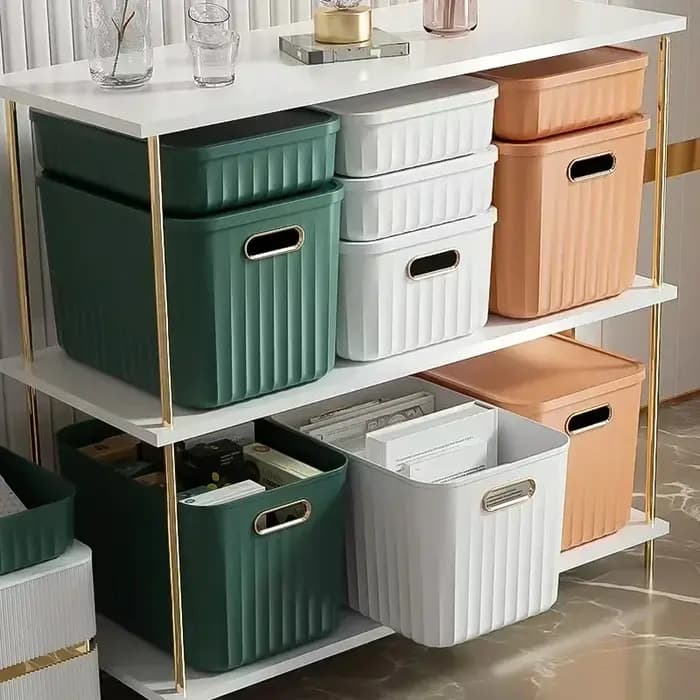 Boîte de rangement solide pour documents divers
