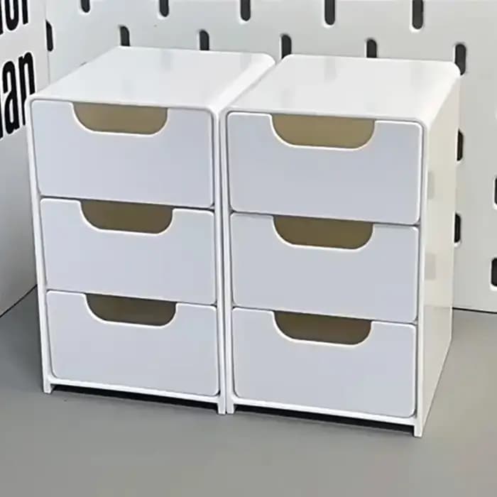 Boîte de rangement de bureau pour bijoux de maquillage