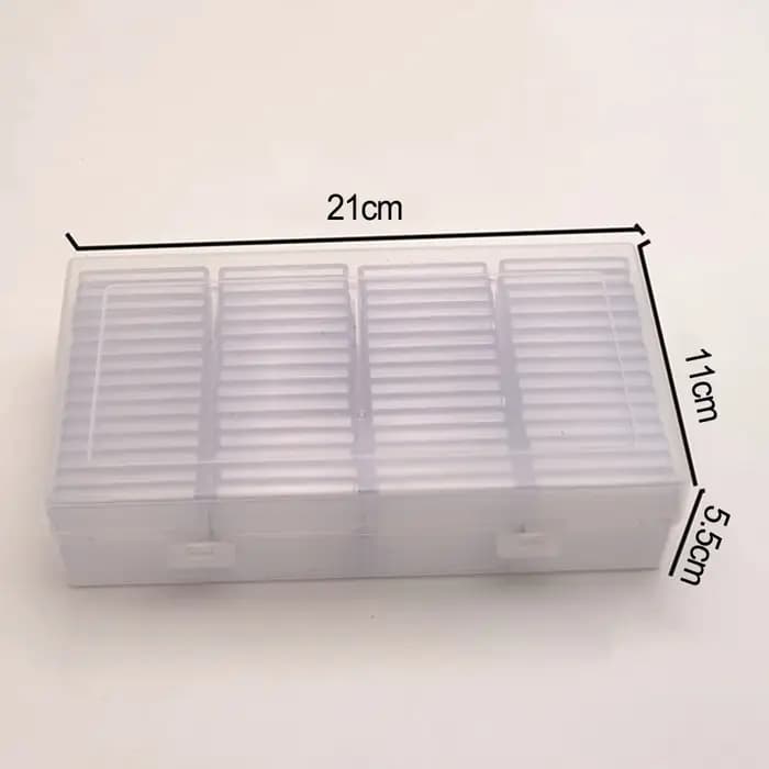 Organisateur de Collection 60 pièces, boîte de rangement, étui à capsules de pièces de monnaie, conteneur carré, étui de protection pour pièces de monnaie à collectionner, organisateur de pièces de mo