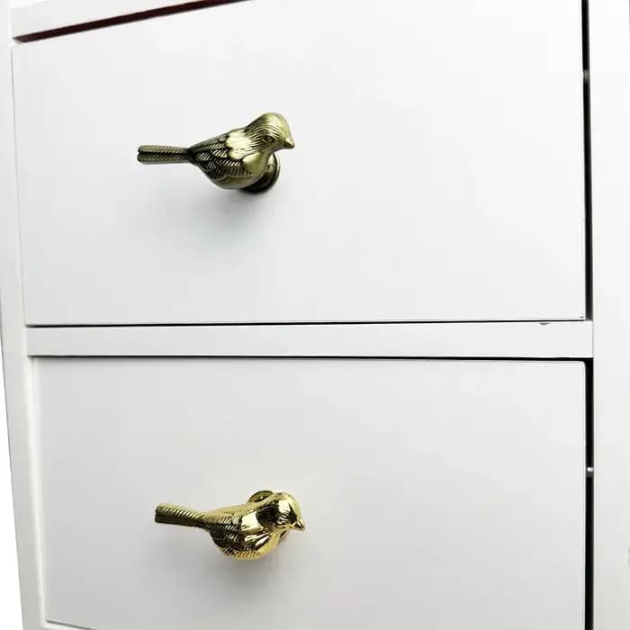 Poignée d'armoire en forme d'oiseau