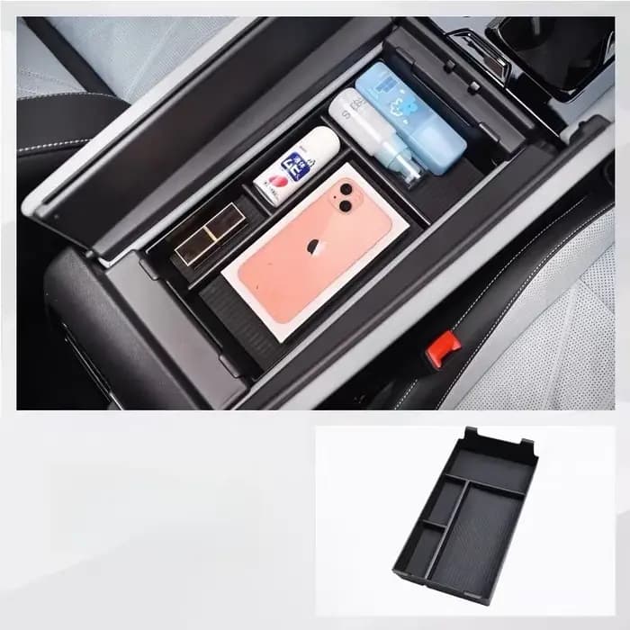 Pour organisateur de console centrale Volkswagen Teramont PRO 2025 – Boîte de rangement double couch