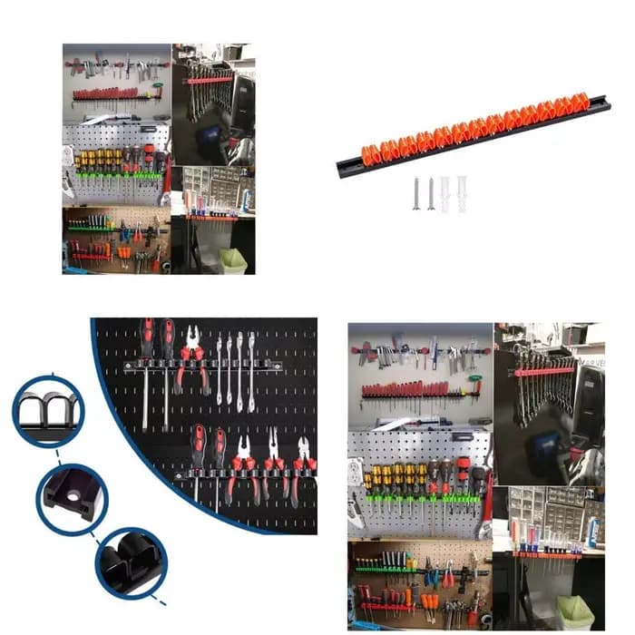 E8BD Organisateur tournevis solution stockage pratique pour les salles d'outils à domicile accédez facilement vos