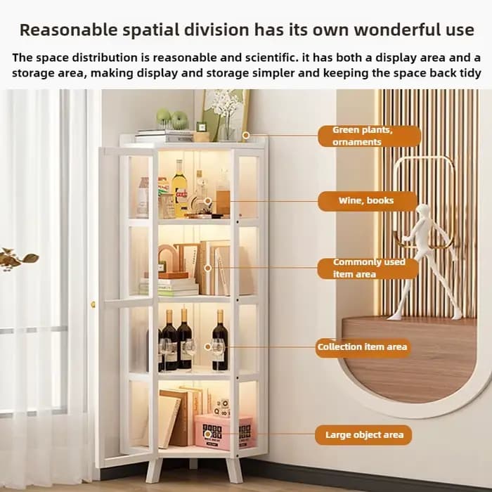Armoire d'angle pour salle à manger