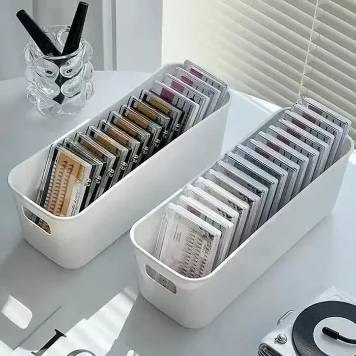Boîte de rangement pour faux cils avec organisateur d'outils d'extension