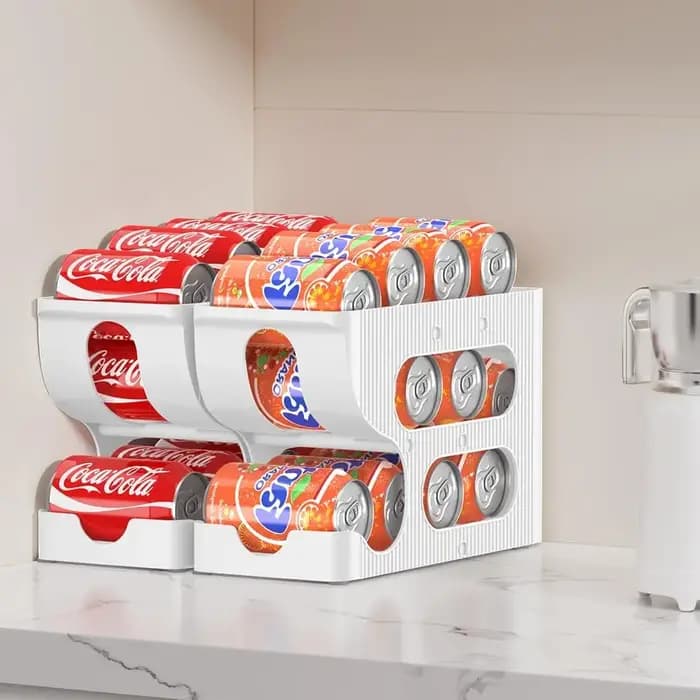 1 pièce : Distributeur de canettes de soda pour réfrigérateur et congélateur